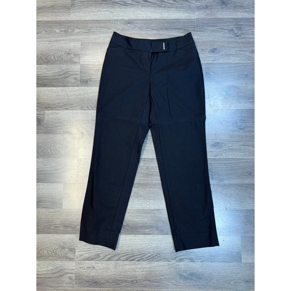 White House Black Market Perfect Form Contour Slim Ankle Pants Black Size 0R